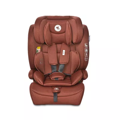 Scaun auto pentru copii Rio, i-Size, Isofix, 76-150 cm, 15 Luni-12 Ani, Ginger