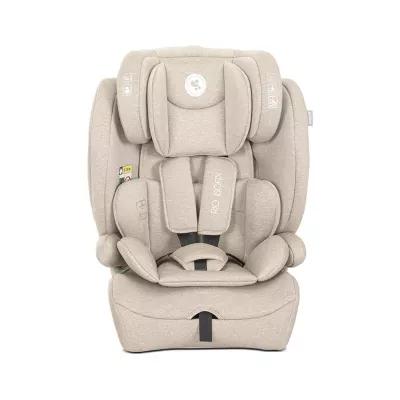 i-Size - Scaun auto pentru copii, Rio, Isofix, 76-150 cm, 15 Luni-12 Ani, tetiera reglabila prin mecanism Beige new, bebelorelli.ro