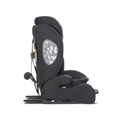 Scaun auto pentru copii, Rio, Isofix, 76-150 cm, 15 Luni-12 Ani, tetiera reglabila prin mecanism Black