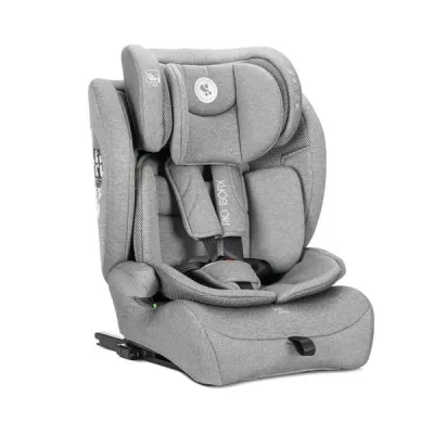 Scaun auto pentru copii, Rio, Isofix, 76-150 cm, 15 Luni-12 Ani, tetiera reglabila prin mecanism Grey