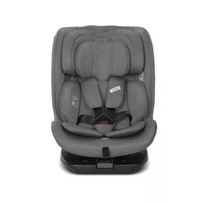 Scaun auto pentru copii, Rodeo, i-Size, Isofix, rotativ, 0 luni-12 ani, 40-150 cm, Grey