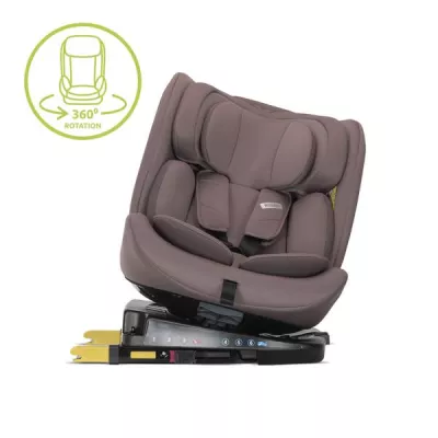 Scaun auto pentru copii, Rodeo, i-Size, Isofix, rotativ, 0 luni-12 ani, 40-150 cm, Dark Pink