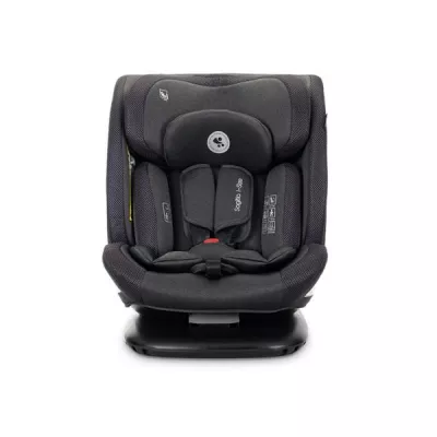 Scaun auto pentru copii, Sagitta, i-Size, rotativ 360, protectie laterala SPS, spatar reglabil, 0-12 ani,  40-150 cm, SPS, Black