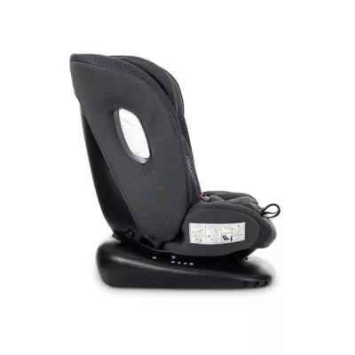 Scaun auto pentru copii, Sagitta, i-Size, rotativ 360, protectie laterala SPS, spatar reglabil, 0-12 ani,  40-150 cm, SPS, Black