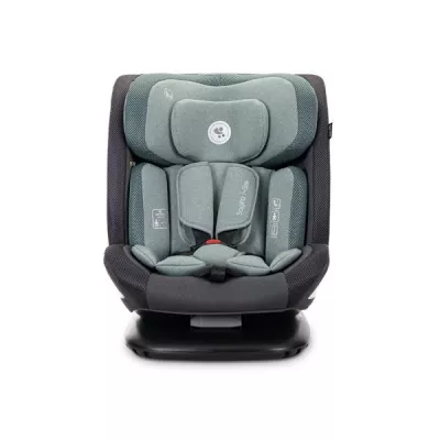 Scaun auto pentru copii, Sagitta, i-Size, rotativ 360, protectie laterala SPS, spatar reglabil, 0-12 ani,  40-150 cm, SPS, Green