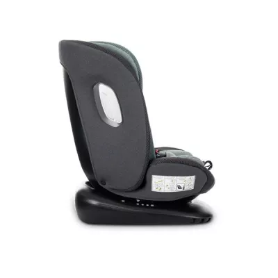 Scaun auto pentru copii, Sagitta, i-Size, rotativ 360, protectie laterala SPS, spatar reglabil, 0-12 ani,  40-150 cm, SPS, Green