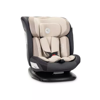 Scaun auto pentru copii, Sagitta, i-Size, rotativ 360, protectie laterala SPS, spatar reglabil, 0-12 ani,  40-150 cm, SPS, Beige