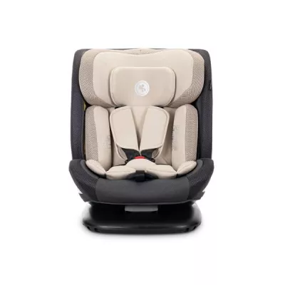Scaun auto pentru copii, Sagitta, i-Size, rotativ 360, protectie laterala SPS, spatar reglabil, 0-12 ani,  40-150 cm, SPS, Beige