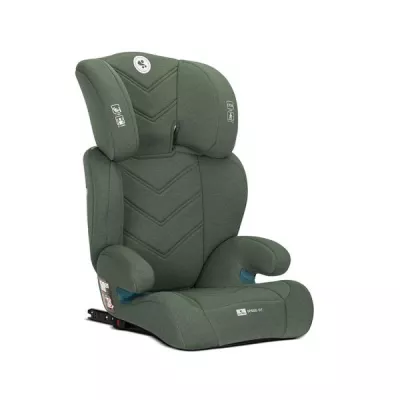 Scaun auto pentru copii, Speed GT, i-Size, Isofix, poate fi folosit ca inaltator auto, 3-12 Ani, 100-150 cm, Green