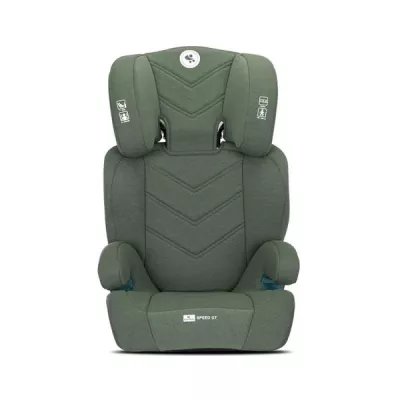 i-Size - Scaun auto pentru copii, Speed GT, i-Size, Isofix, poate fi folosit ca inaltator auto, 3-12 Ani, 100-150 cm, Green, bebelorelli.ro