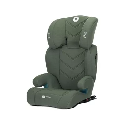 Scaun auto pentru copii, Speed GT, i-Size, Isofix, poate fi folosit ca inaltator auto, 3-12 Ani, 100-150 cm, Green