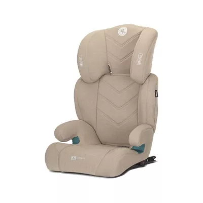 Scaun auto pentru copii, Speed GT, i-Size, Isofix, poate fi folosit ca inaltator auto, 3-12 Ani, 100-150 cm, Beige