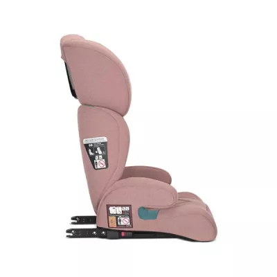 Scaun auto pentru copii, Speed GT, i-Size, Isofix, poate fi folosit ca inaltator auto, 3-12 Ani, 100-150 cm, Pink