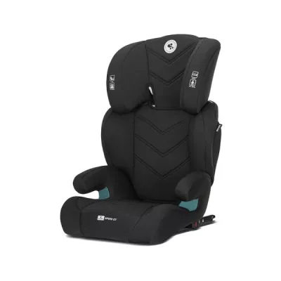 Scaun auto pentru copii, Speed GT, i-Size, Isofix, 2 in 1, transformabil in inaltator auto, tetiera reglabila multiple pozitii, 3-12 Ani, 100-150 cm, Black
