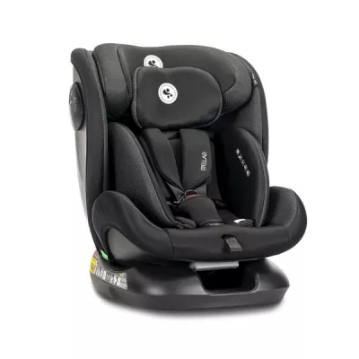Scaun auto pentru copii, Stellar, tetiera reglabila, spatar reglabil, 0-12 ani,  40-150 cm, SPS, Black