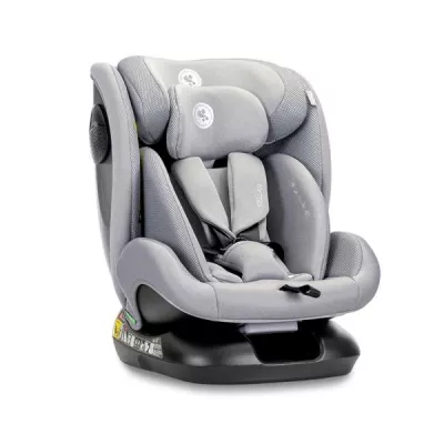 Scaun auto pentru copii, Stellar, tetiera reglabila, spatar reglabil, 0-12 ani,  40-150 cm, SPS, Grey