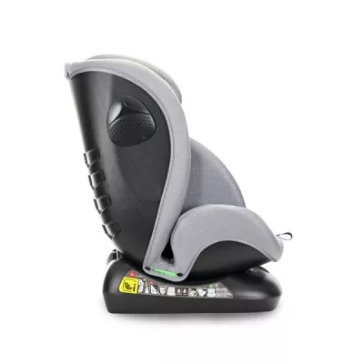 Scaun auto pentru copii, Stellar, tetiera reglabila, spatar reglabil, 0-12 ani,  40-150 cm, SPS, Grey