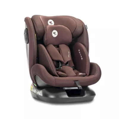 Scaun auto pentru copii, Stellar, tetiera reglabila, spatar reglabil, 0-12 ani,  40-150 cm, SPS, Bitter Chocolate