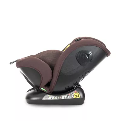Scaun auto pentru copii, Stellar, tetiera reglabila, spatar reglabil, 0-12 ani,  40-150 cm, SPS, Bitter Chocolate
