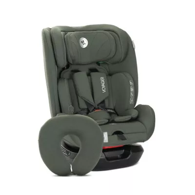 Scaun auto pentru copii, Voyager, i-Size, inclusa pernuta de calatorie, 0 luni-12 ani, 40-150 cm, Green