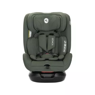 Scaun auto pentru copii, Voyager, i-Size, inclusa pernuta de calatorie, 0 luni-12 ani, 40-150 cm, Green