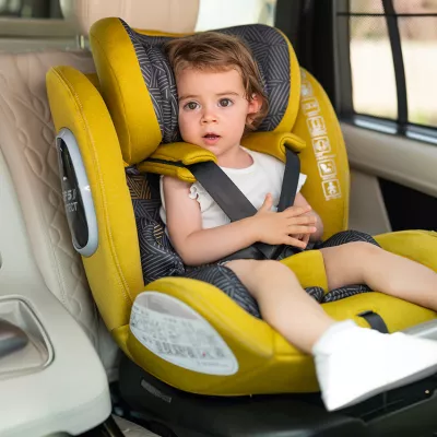 Scaun auto Phoenix, i-Size, Isofix, rotativ, de la 0 luni pana la 12 ani, 40-150 cm, String Bej