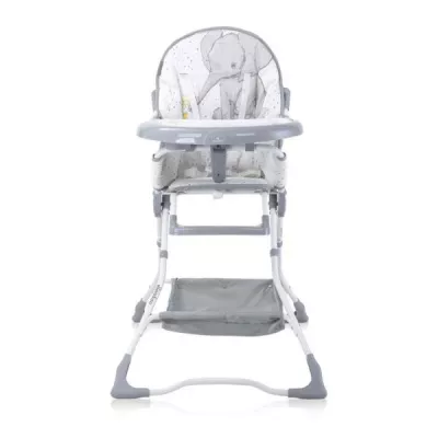 Lichidare de Stoc - Scaun de masa Bonbon, Cloud Grey Elephant, bebelorelli.ro
