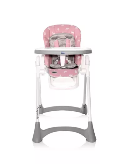 Scaune de Masa - Scaun de masa, Campanella, reglabila, 6-36 luni, Pink Bears, bebelorelli.ro