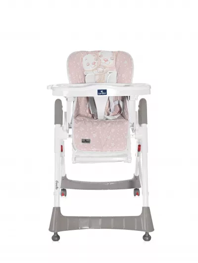 Scaune de Masa - Scaun de masa, Gusto, reglabil, Satin Pink Hug, bebelorelli.ro