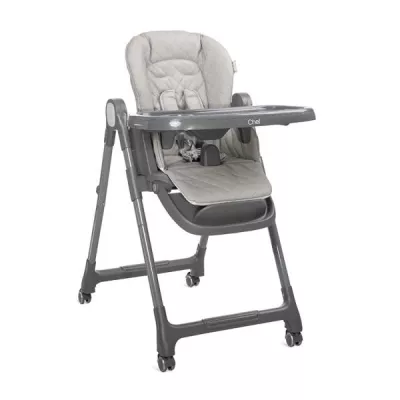 Scaune de Masa - Scaun de masa inalt pentru copii 3 in 1, Chef, reglabil mutiple pozitii, Beige Leather, bebelorelli.ro