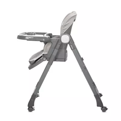 Scaun de masa inalt pentru copii 3 in 1, Chef, reglabil mutiple pozitii, Beige Leather