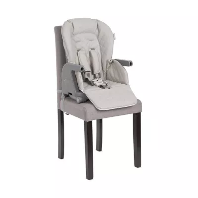Scaun de masa inalt pentru copii 3 in 1, Chef, reglabil mutiple pozitii, Beige Leather
