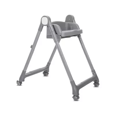 Scaun de masa inalt pentru copii 3 in 1, Chef, reglabil mutiple pozitii, Beige Leather