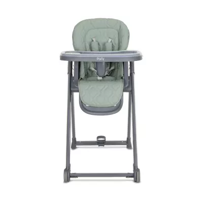 Scaune de Masa - Scaun de masa, Party, reglabil, cadru usor din aluminiu, 6 luni+, Green Leather, bebelorelli.ro