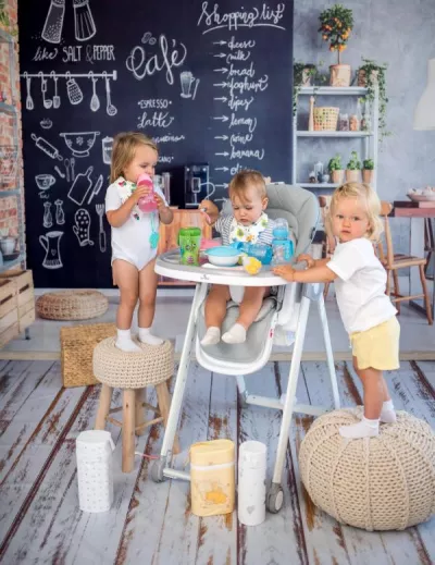 Scaun de masa Party, spatar reglabil, cadru aluminiu, pliere compacta, Albastru Surf Leather