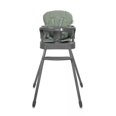 Scaun de masa pentru copii 3 in 1, Siesta, Green Leather