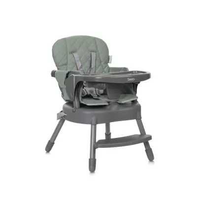 Scaun de masa pentru copii 3 in 1, Siesta, Green Leather