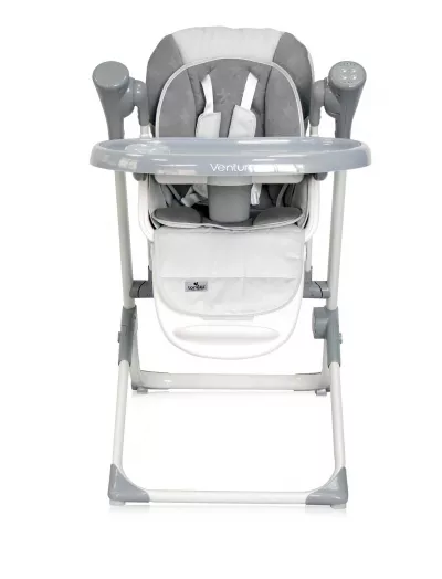 Leagane electrice - Scaun de masa si leagan electric, Ventura, Cool Grey Stars, bebelorelli.ro