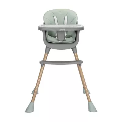 Scaun inalt de masa, Vanilla, 3 in 1, de la 6 luni pana la 6 ani (26kg), Green