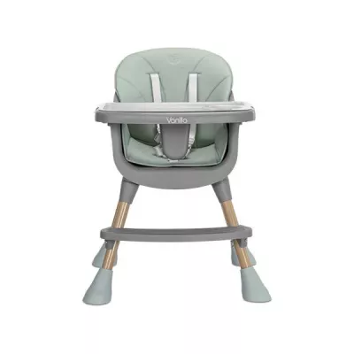 Scaun inalt de masa, Vanilla, 3 in 1, de la 6 luni pana la 6 ani (26kg), Green