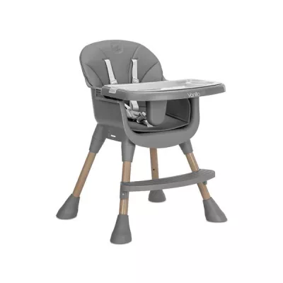 Scaun inalt de masa, Vanilla, 3 in 1, de la 6 luni pana la 6 ani (26kg), Grey