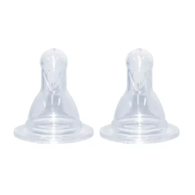 Set 2 tetine silicon, Large, 6 luni+