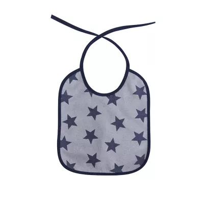 Set 7 bavete bumbac, 23 X 20 cm, inchidere cu snur, baietei