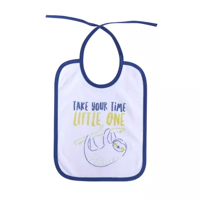 Set 7 bavete, bumbac ambele fete, 20 X 25,5 cm, inchidere cu snur, unisex