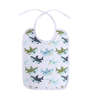 Set 7 bavete, bumbac ambele fete, 20 X 25,5 cm, inchidere cu snur, baietei