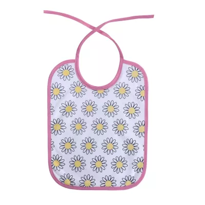 Set 7 bavete, bumbac ambele fete, 20 X 25,5 cm, inchidere cu snur, fetite
