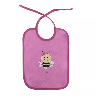 Set 7 bavete, bumbac ambele fete, 20 X 25,5 cm, inchidere cu snur, fetite