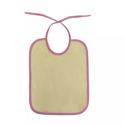 Set 7 bavete, bumbac ambele fete, 20 X 25,5 cm, inchidere cu snur, fetite