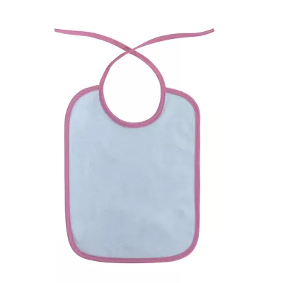 Set 7 bavete, bumbac ambele fete, 20 X 25,5 cm, inchidere cu snur, fetite