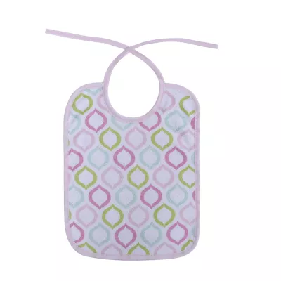 Set 7 bavete, bumbac ambele fete, 20 X 25,5 cm, inchidere cu snur, fetite